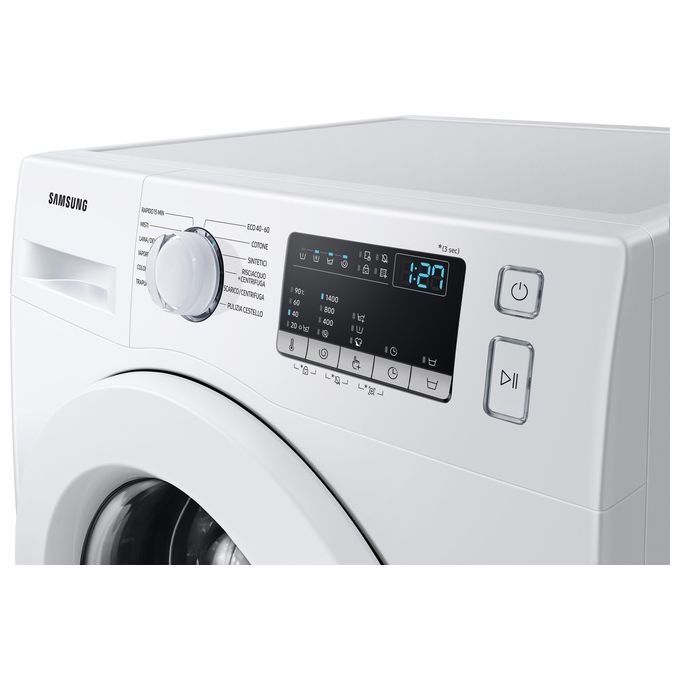 Samsung WW90T4040EE Serie 4000T Lavatrice Carica Frontale Classe energetica D Capacita' di carico 9 Kg Centrifuga 1400 giri Motore Digital Inverter Vapore Igenizzante