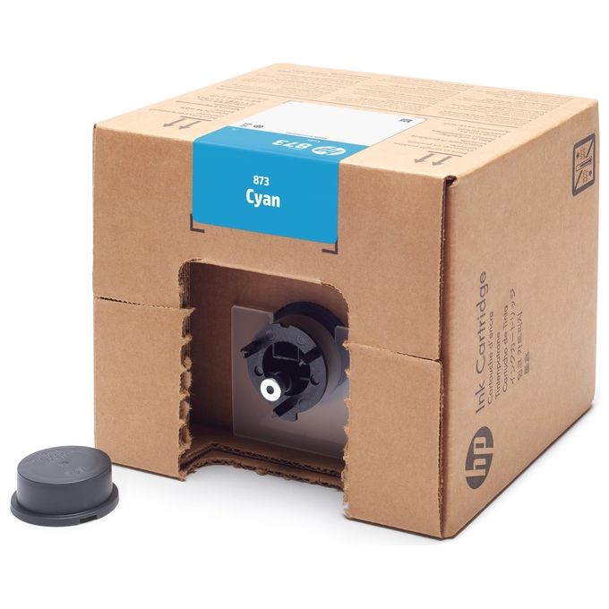 HP 873 3L Ciano Latex Ink Cartridge