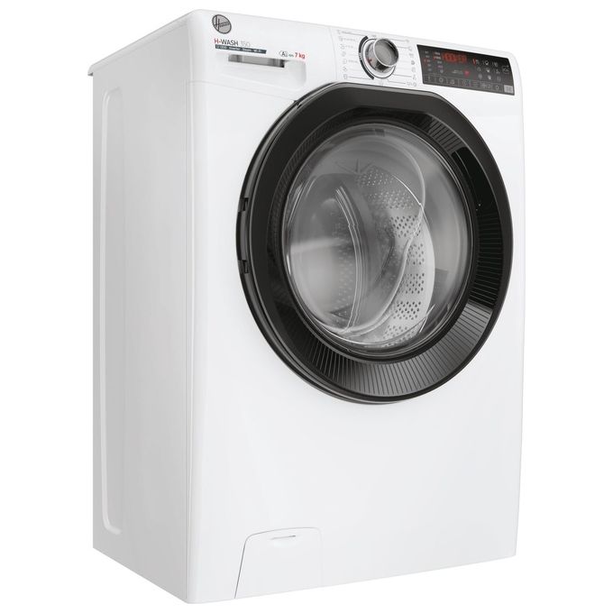 Hoover H3WPS4376TAMB6-S H-Wash 350 Lavatrice Slim 7 Kg 1300 rpm Classe A Inverter Vapore Wi-Fi (85x60x44 cm) colore Bianco