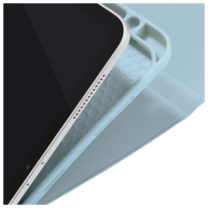 Tucano Metal Custodia per iPad Air 10.9'' con Finitura Satinata Azzurro