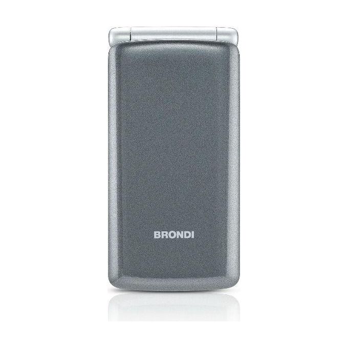 Brondi Cellulare Amico Sincero Grigio Fotocamera 1.3mp Bluetooth Numeri Grandi Tasto Sos