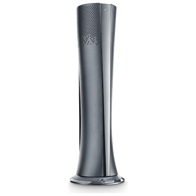 De’Longhi HFX85W20C - Purificatore d’aria per ambienti fino a 30 m², filtrazione HEPA, 60 dB, funzione riscaldamento-ventilazione, termostato digitale e telecomando, Bianco
