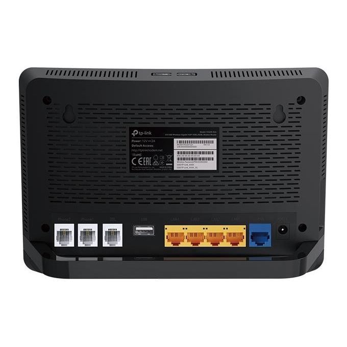TP-Link VX220-G2v Modem Router Evdsl Fino a 300mbps Wi-Fi 6 Ax1500 Telefonia Fissa e voip