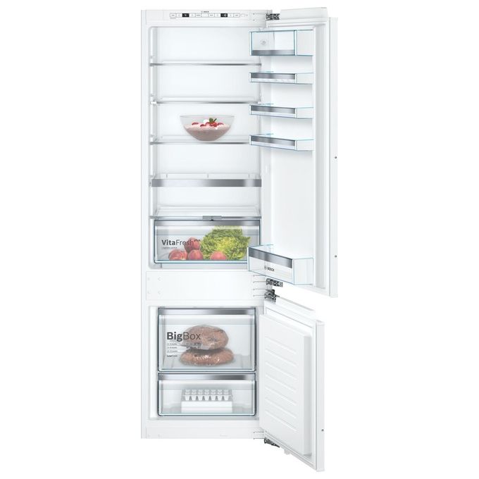 Bosch KIS87AFE0 Serie 6 Frigorifero Combinato da Incasso Capacita' 272 Litri Classe energetica E 177,2 cm Bianco