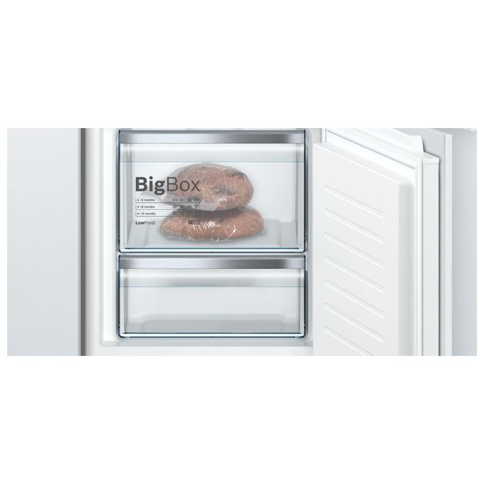 Bosch KIS87AFE0 Serie 6 Frigorifero Combinato da Incasso Capacita' 272 Litri Classe energetica E 177,2 cm Bianco