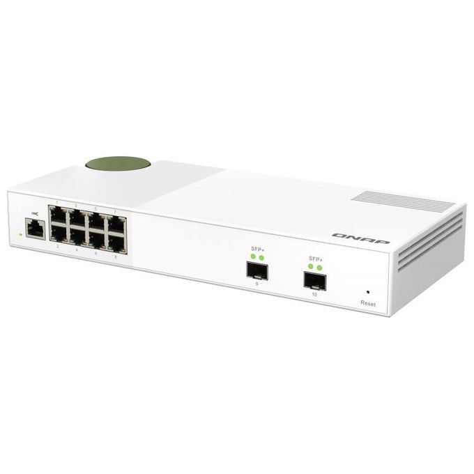 Qnap QSW-M2108-2S Switch di Rete Gestito Grigio 8 Porte 2.5Gbps 2 Porte 10Gbps SFP+