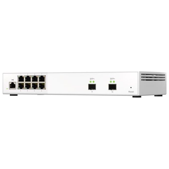 Qnap QSW-M2108-2S Switch di Rete Gestito Grigio 8 Porte 2.5Gbps 2 Porte 10Gbps SFP+