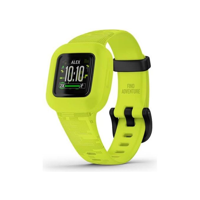 Garmin Vivofit Jr.3 Camo Greeen Activity Tracker per Bambini Cinturino Regolabile Verde