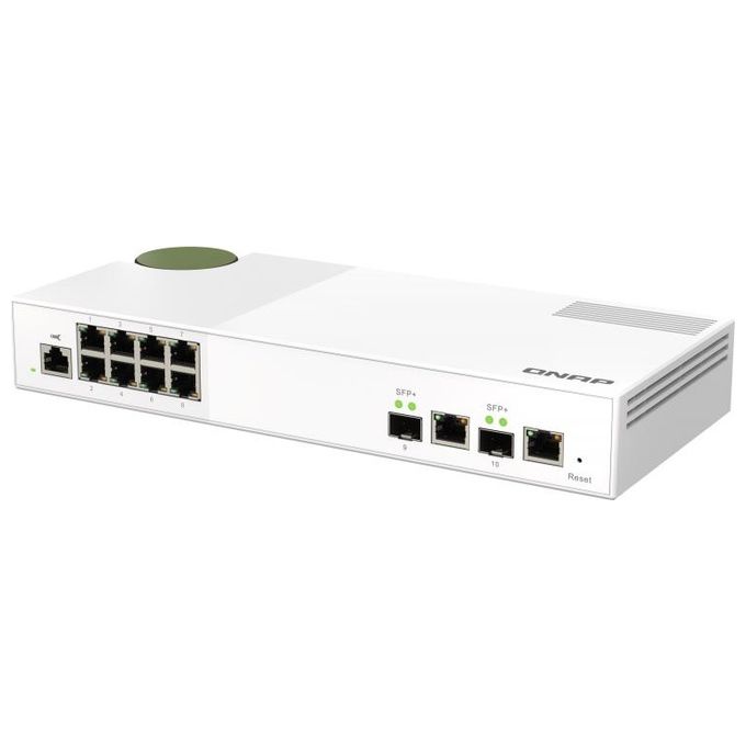 Qnap QSW-M2108-2C Switch di Rete Gestito L2 Grigio 8 Porte 2.5Gbps 2 Porte 10Gbps SFP+- NBASE-T