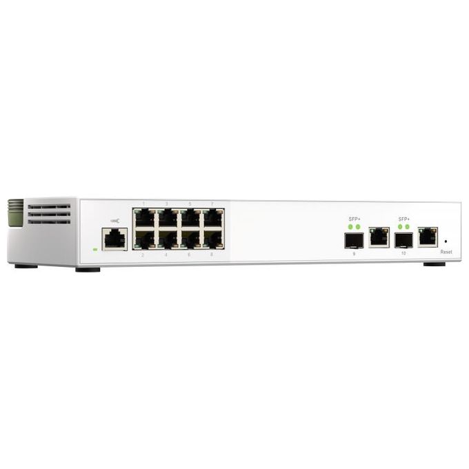 Qnap QSW-M2108-2C Switch di Rete Gestito L2 Grigio 8 Porte 2.5Gbps 2 Porte 10Gbps SFP+- NBASE-T