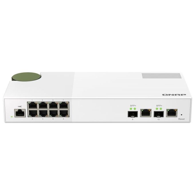 Qnap QSW-M2108-2C Switch di Rete Gestito L2 Grigio 8 Porte 2.5Gbps 2 Porte 10Gbps SFP+- NBASE-T