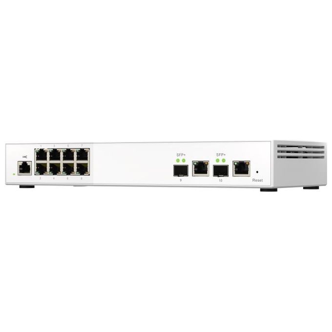 Qnap QSW-M2108-2C Switch di Rete Gestito L2 Grigio 8 Porte 2.5Gbps 2 Porte 10Gbps SFP+- NBASE-T