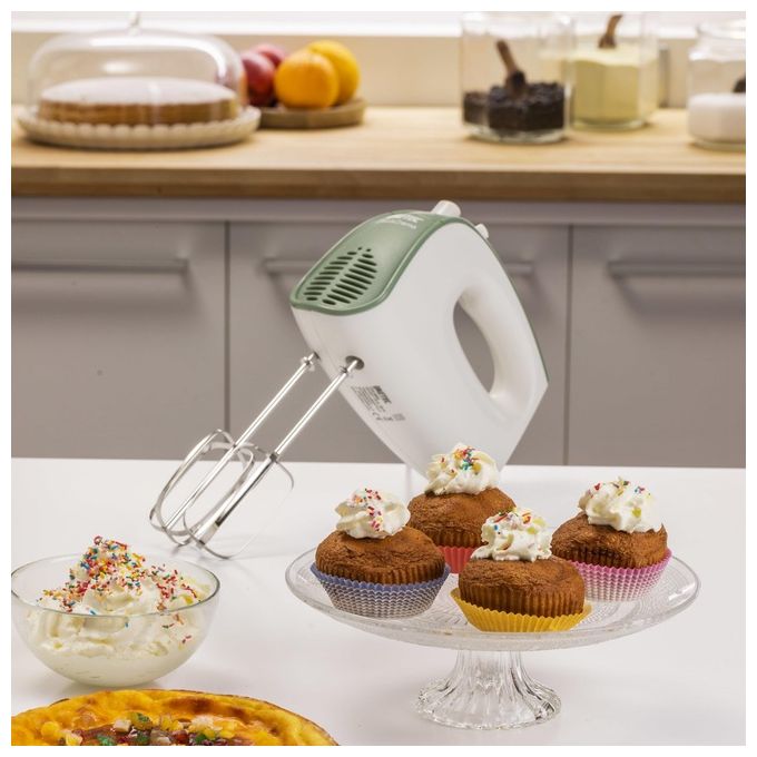 Imetec CreaandCrema Sbattitore Manuale Verde-Bianco 500W