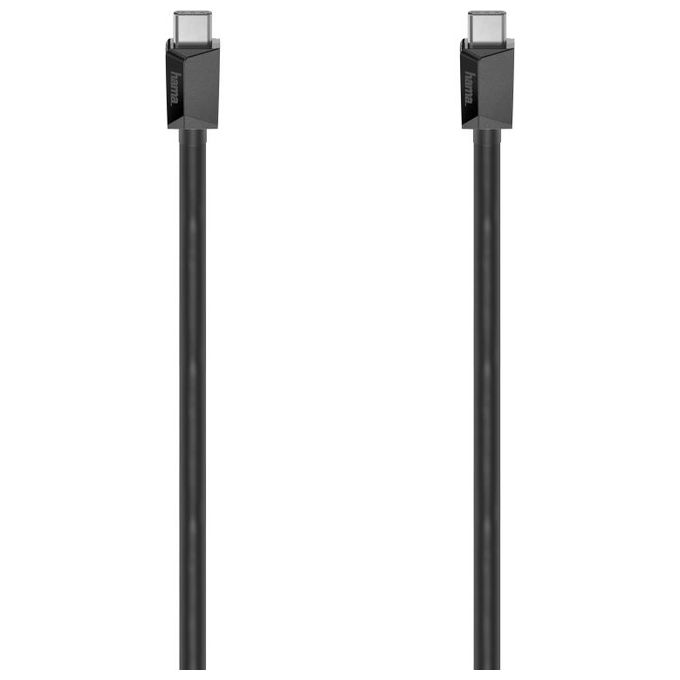 Hama Cavo Usb Type C-Usb Type C 2.0 075mt Nero