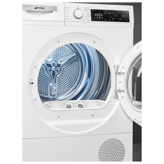 Smeg DT182IT Asciugatrice a Condensa con Pompa di Calore Classe energetica A++ Capacita' di carico 8 Kg Display Led