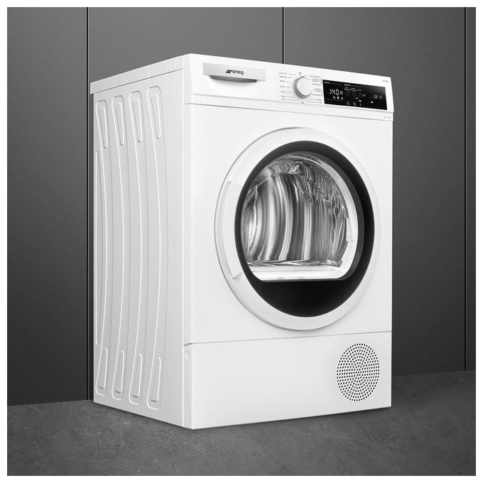Smeg DT182IT Asciugatrice a Condensa con Pompa di Calore Classe energetica A++ Capacita' di carico 8 Kg Display Led