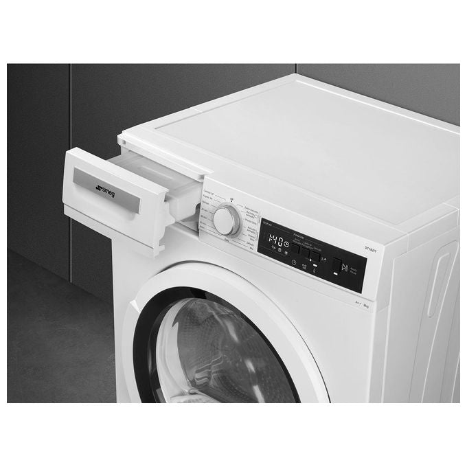 Smeg DT182IT Asciugatrice a Condensa con Pompa di Calore Classe energetica A++ Capacita' di carico 8 Kg Display Led