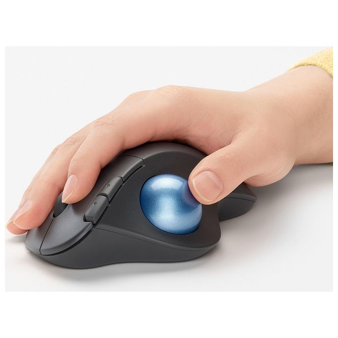 Logitech Ergo M575 Mouse Mano Destra Wireless A Rf + Bluetooth Trackball 2000 Dpi