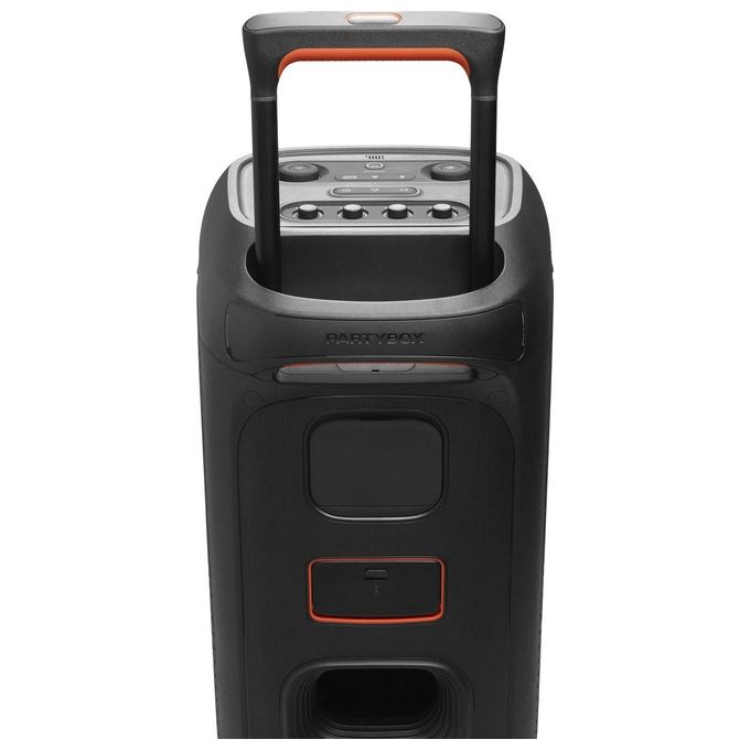JBL Partybox Stage 320 Party Speaker Portatile Pro Sound Light Show 18 Ore di Batteria IPX4 Nero
