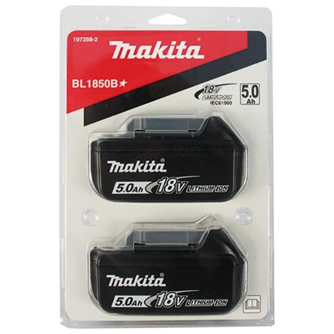 Makita 197288-2 Pack Batteria Bl1850B 18V