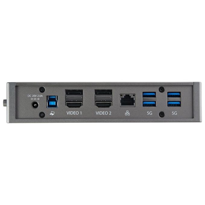 StarTech.com DK30A2DHUUE USB-C USB-A Docking Station Usb-C Dual Monitor DisplayPort e Hdmi 4K 60Hz con Ethernet