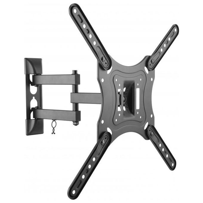 Nuova Video Suono Supporto Lcd a 2 Bracci 3 Snodi per Lcd fino a 55'' Max 30Kg 3 Snodi Vesa 400x400