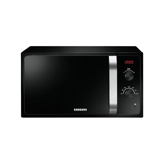 Samsung MS23F300EEK – Forno a microonde Solo microonde, 23 L, 800 W, Classe A, Funzioni: microonde, sbrinamento automatico (Quick Defrost), orologio elettronico, display LED, funzione riscaldamento (Reheat), sistema di distribuzione tripla (Triple Distrib