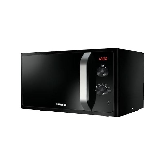 Samsung MS23F300EEK – Forno a microonde Solo microonde, 23 L, 800 W, Classe A, Funzioni: microonde, sbrinamento automatico (Quick Defrost), orologio elettronico, display LED, funzione riscaldamento (Reheat), sistema di distribuzione tripla (Triple Distrib
