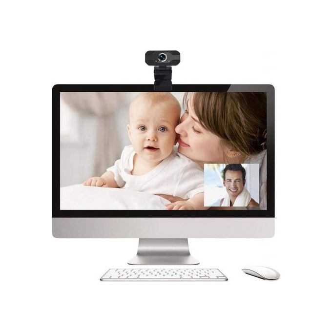 Encore WebCam 1080p-30fps USB Nero con microfono
