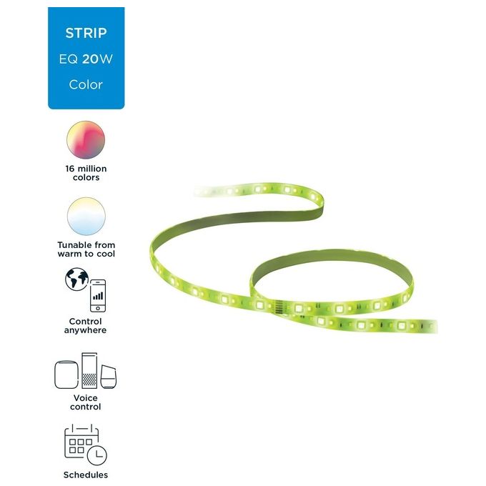 Philips Wiz Color Starter Kit LightStrip 2mt
