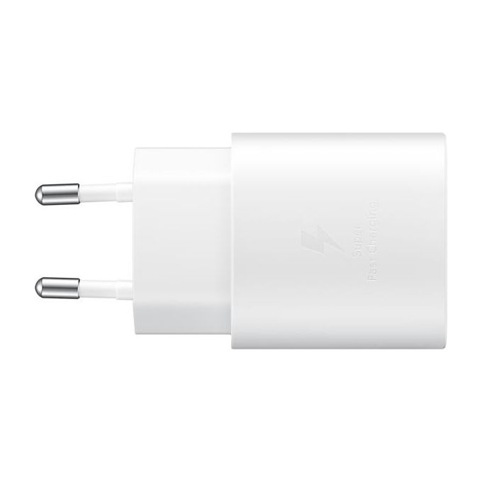 Samsung EP-TA800NWEGEU Caricabatterie Rapido da 25W Porta USB Type-C Bianco
