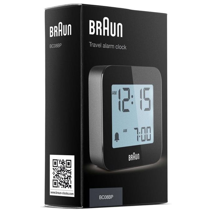 Braun BC 08 B-DCF Sveglia Radiocontrollata Nero