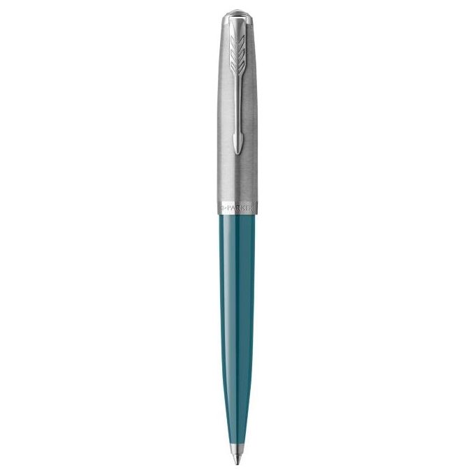 Parker Penna a Sfera 51 Teal Blu CT Punta M