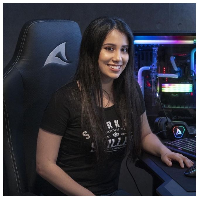 Sharkoon Skiller SGS40 Sedia da Gaming con Rivestimento in Similpelle Nero