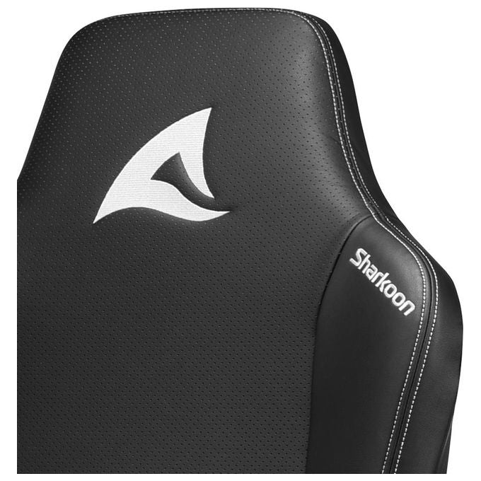 Sharkoon Skiller SGS40 Sedia da Gaming con Rivestimento in Similpelle Nero