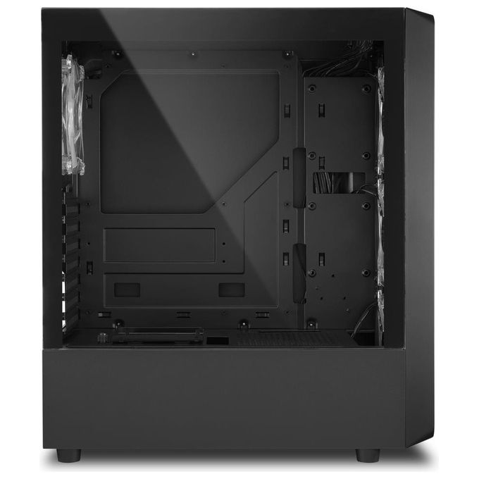 Sharkoon TK4 RGB Case 7 Slot Espansione Pannello Frontale Vetro Temperato 3 Porte