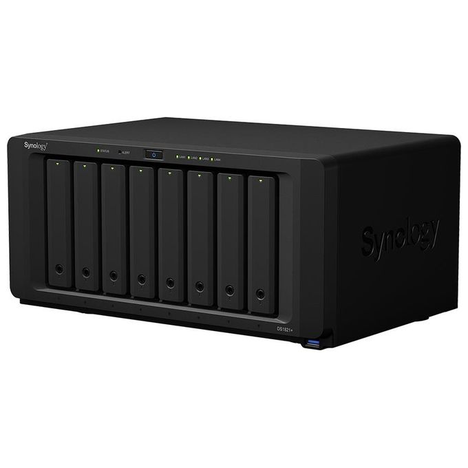 Synology DiskStation DS1821+ Server Nas e di Archiviazione Tower Collegamento Ethernet Lan Nero V1500B
