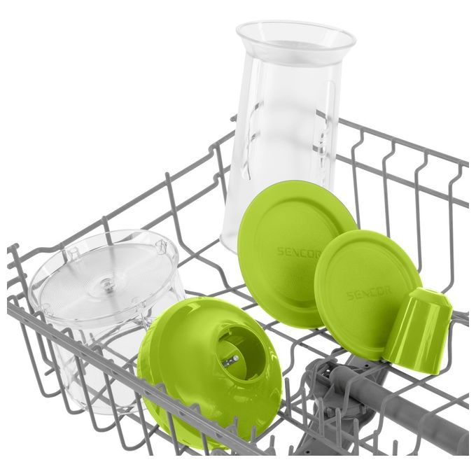 Sencor SHB 4461GR EUE3 Frullatore a Immersione con 6 Lame in Titanio e Ice Crash Verde