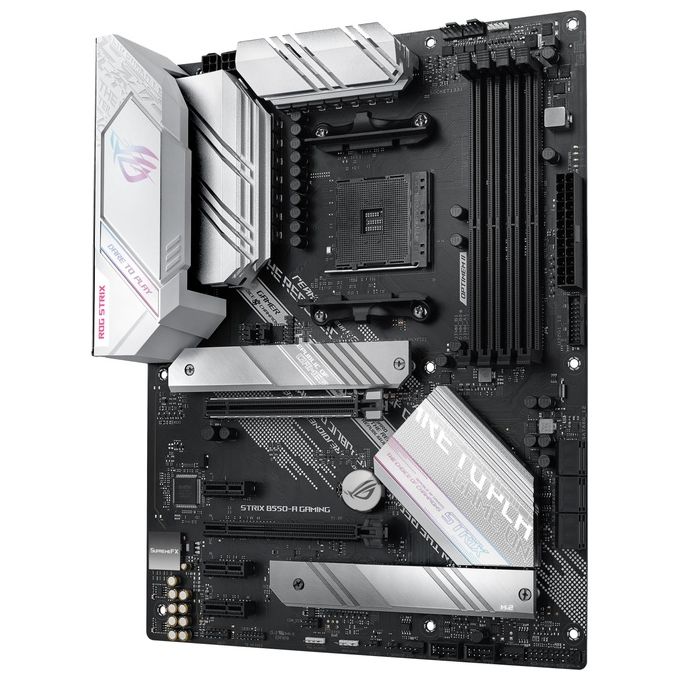 ASUS ROG STRIX B550-A GAMING Scheda Madre AMD B550 Ryzen AM4 Gaming ATX con PCIe 4.0