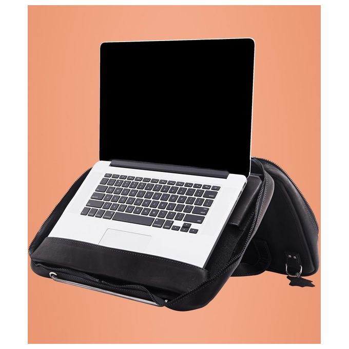 R-Go Tools RGOAVLAPBL Borsa per Laptop 15.6'' Valigetta Ventiquattrore Marrone