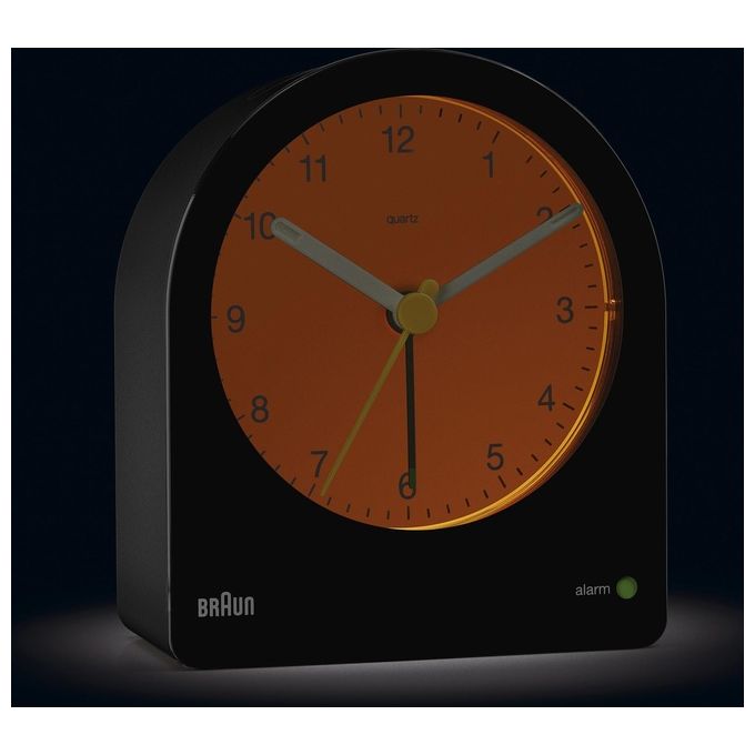 Braun BC22 BK Sveglia al Quarzo Nero