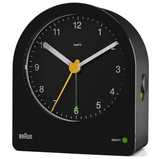 Braun BC22 BK Sveglia al Quarzo Nero