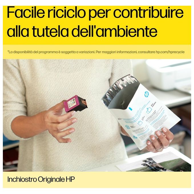 HP 6ZD17AE Blister 305 Cartucce Inchiostro Originali Multipack 2 Pezzi Resa Standard 120 pagine Nero 100 pagine Colore colore Nero Ciano Magenta Giallo