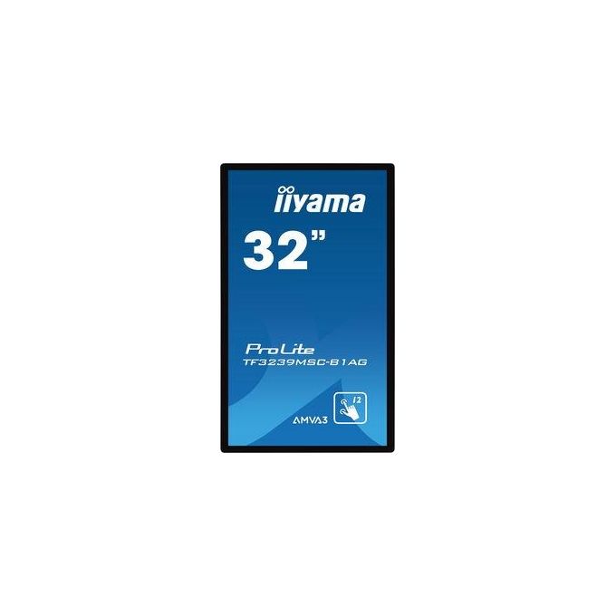 Iiyama ProLite TF3239MSC-B1AG Monitor Touch Screen 31.5'' 1920x1080 Pixel Multi-Touch Multi Utente Nero