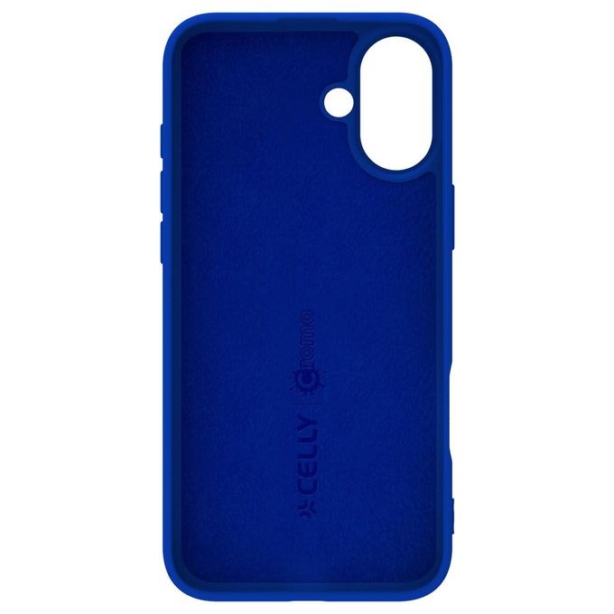 Celly Cromo Cover per iPhone 16 Plus Blu