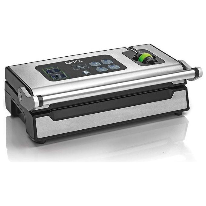 Laica VT3240 Macchina Sottovuoto Doppia Pompa 900 mbar Nero Argento