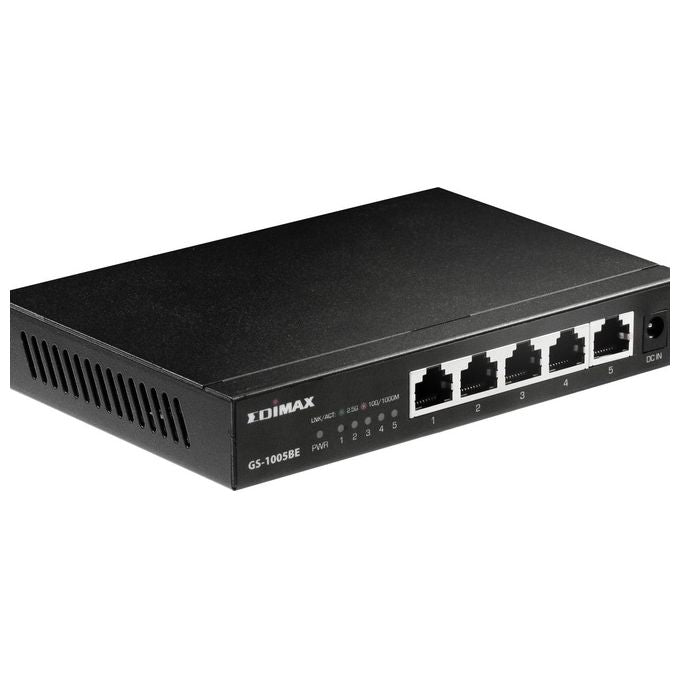 Edimax GS-1005BE Switch di Rete Non Gestito L2 Gigabit Ethernet 10-100-1000 Nero