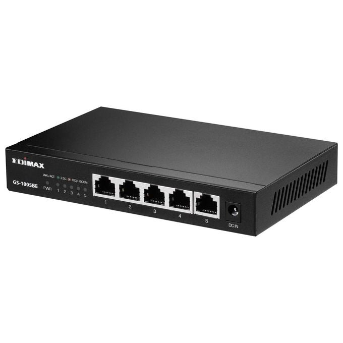 Edimax GS-1005BE Switch di Rete Non Gestito L2 Gigabit Ethernet 10-100-1000 Nero