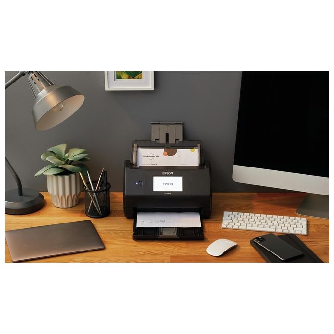Epson B11B258401 WorkForce ES-580W Scanner A4 Fronte Retro ADF 100 fogli Wi-Fi 35 ppm 600x600 DPI colore Nero