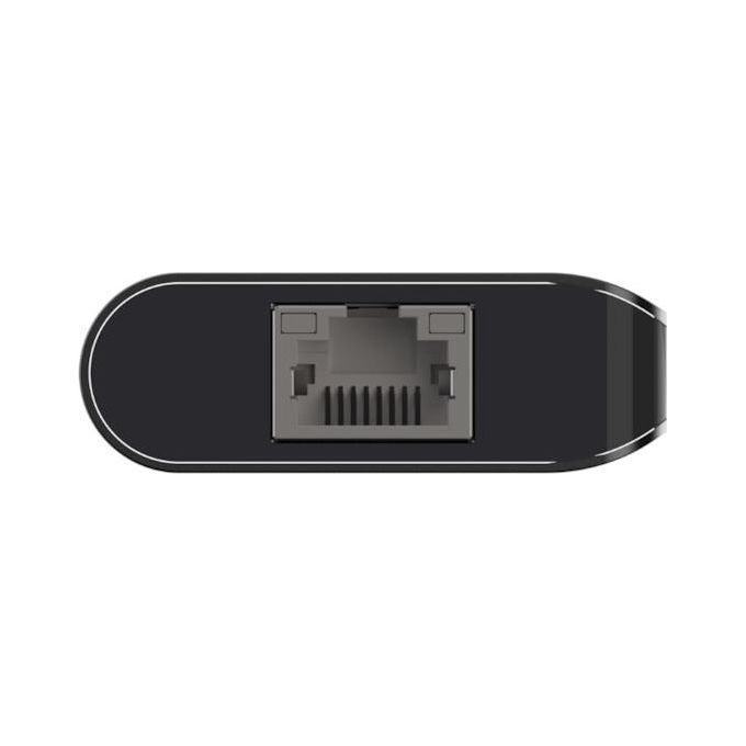 Belkin Hub Usb-C 6-in-1 Multiport-Adapter Nero-Grigio